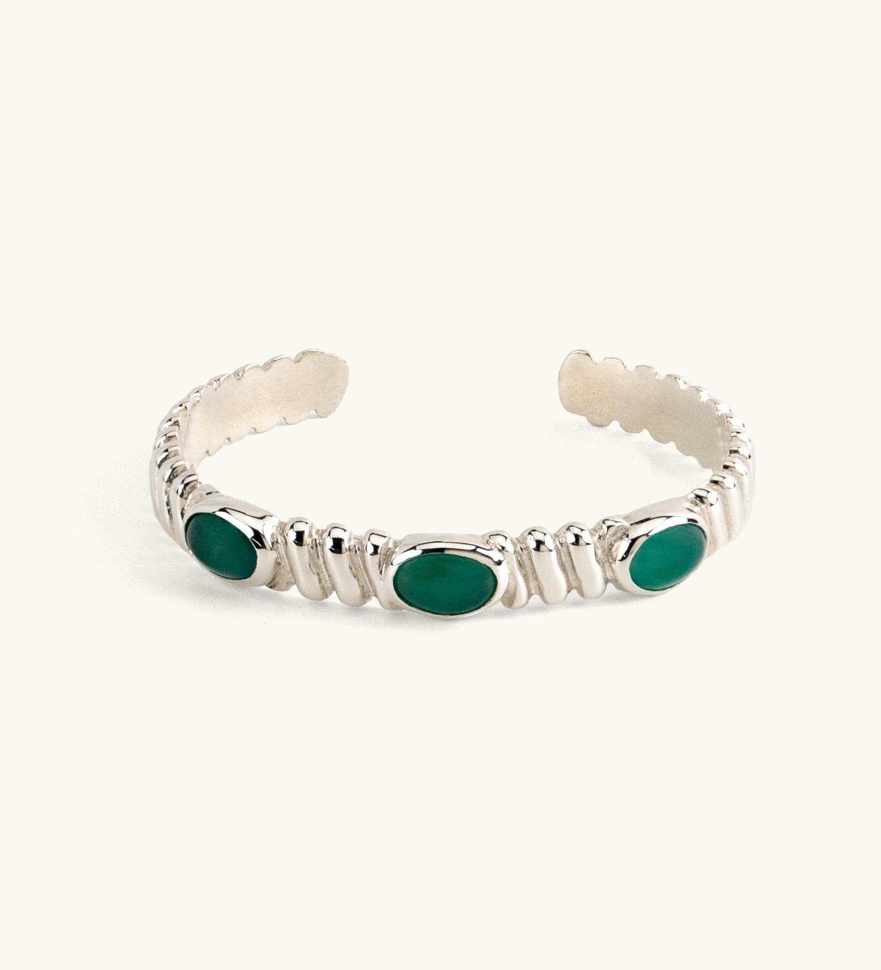 Abigail Silver Bracelet - Stones