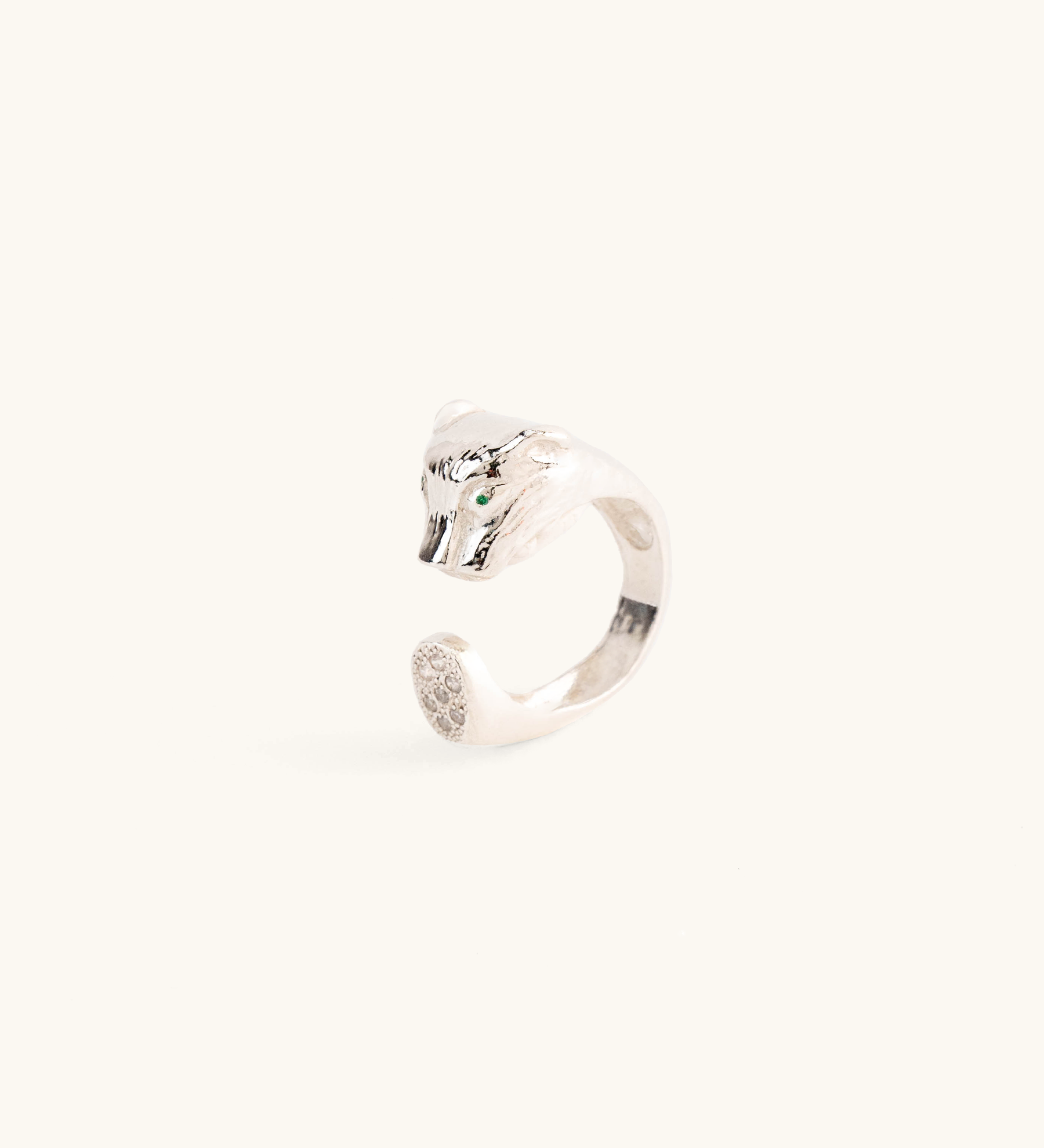 Tiger Ring - Silver