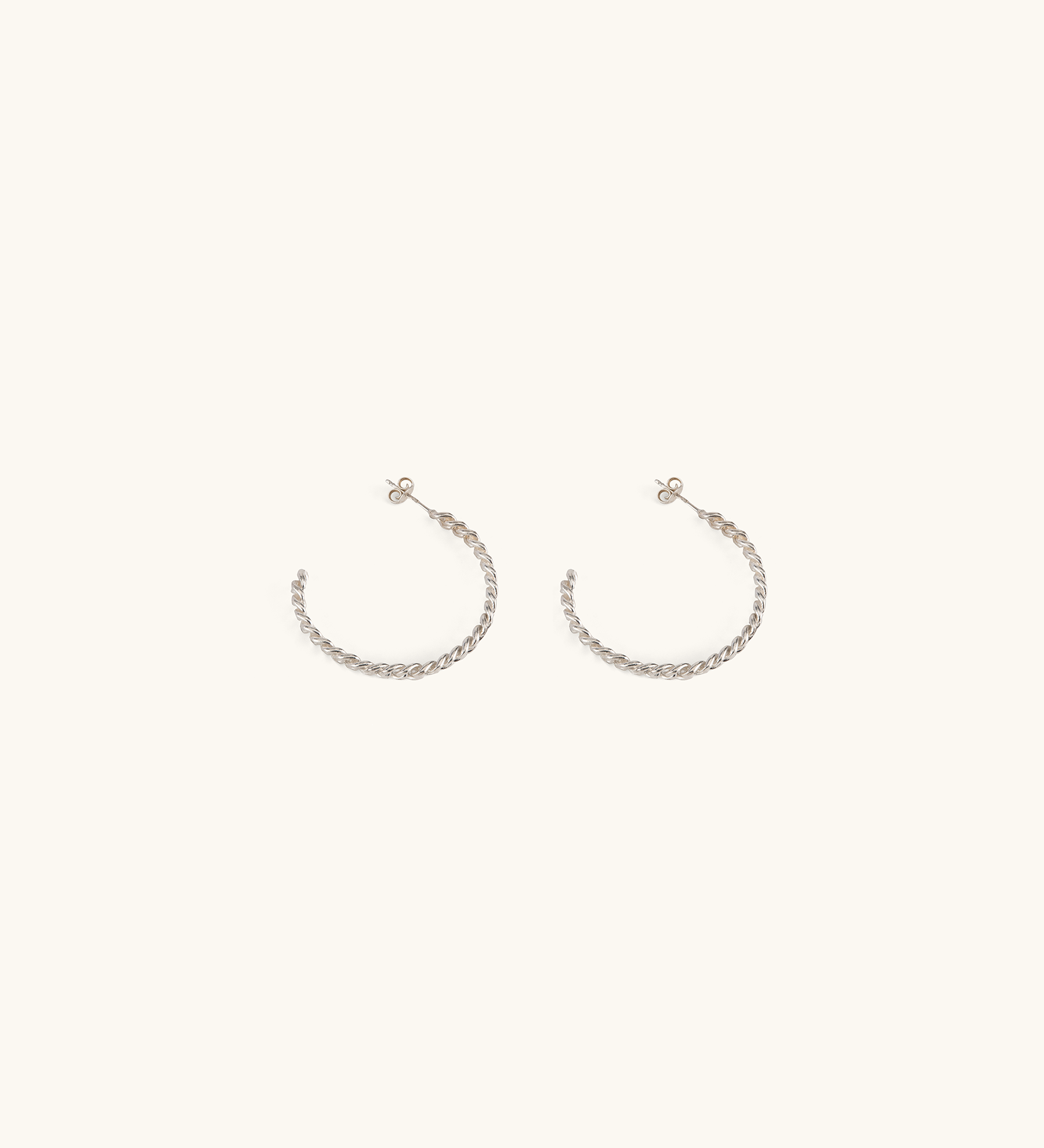 Olivia Hoops - Silver