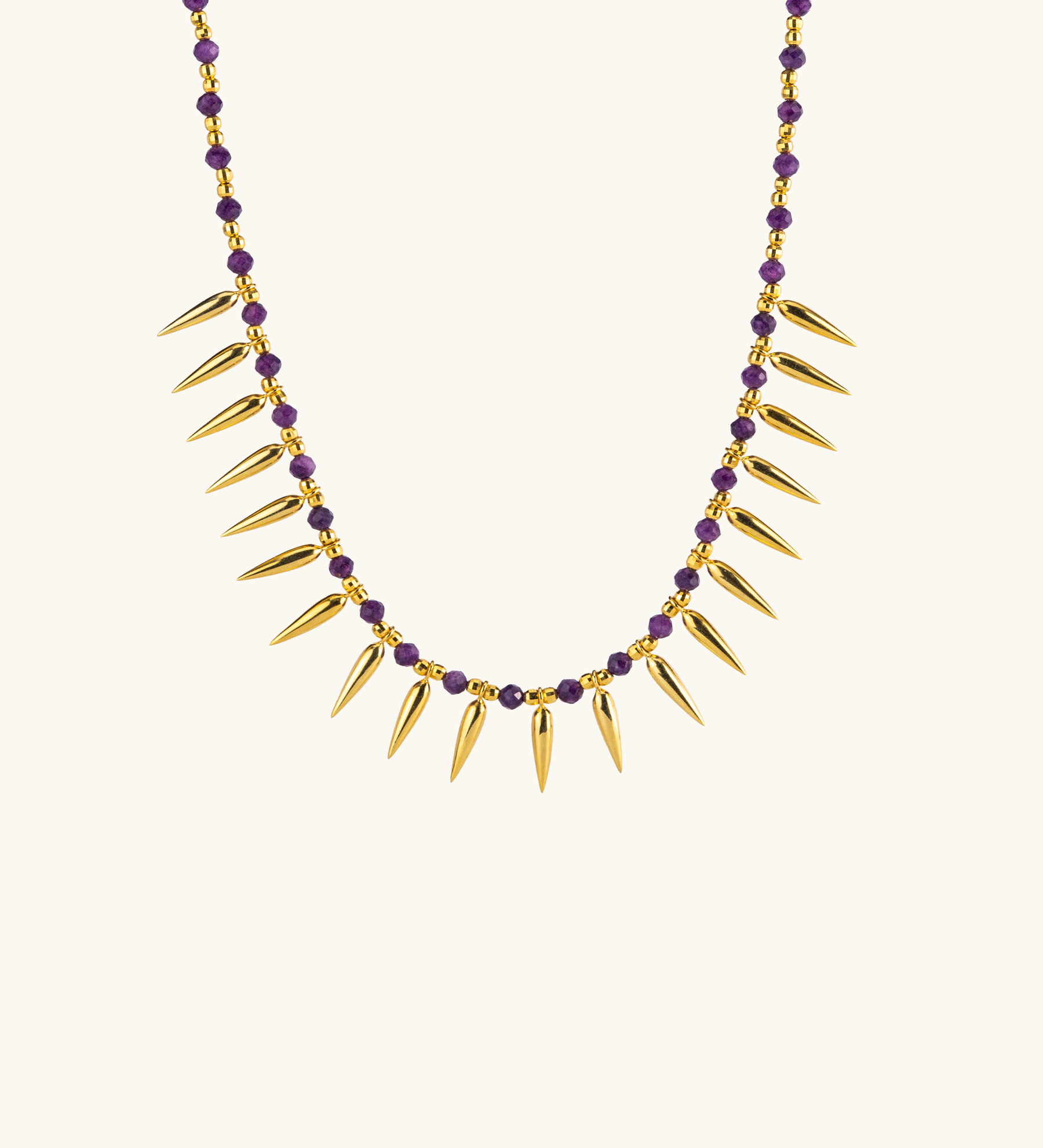 Jeremiah Necklace - Purple