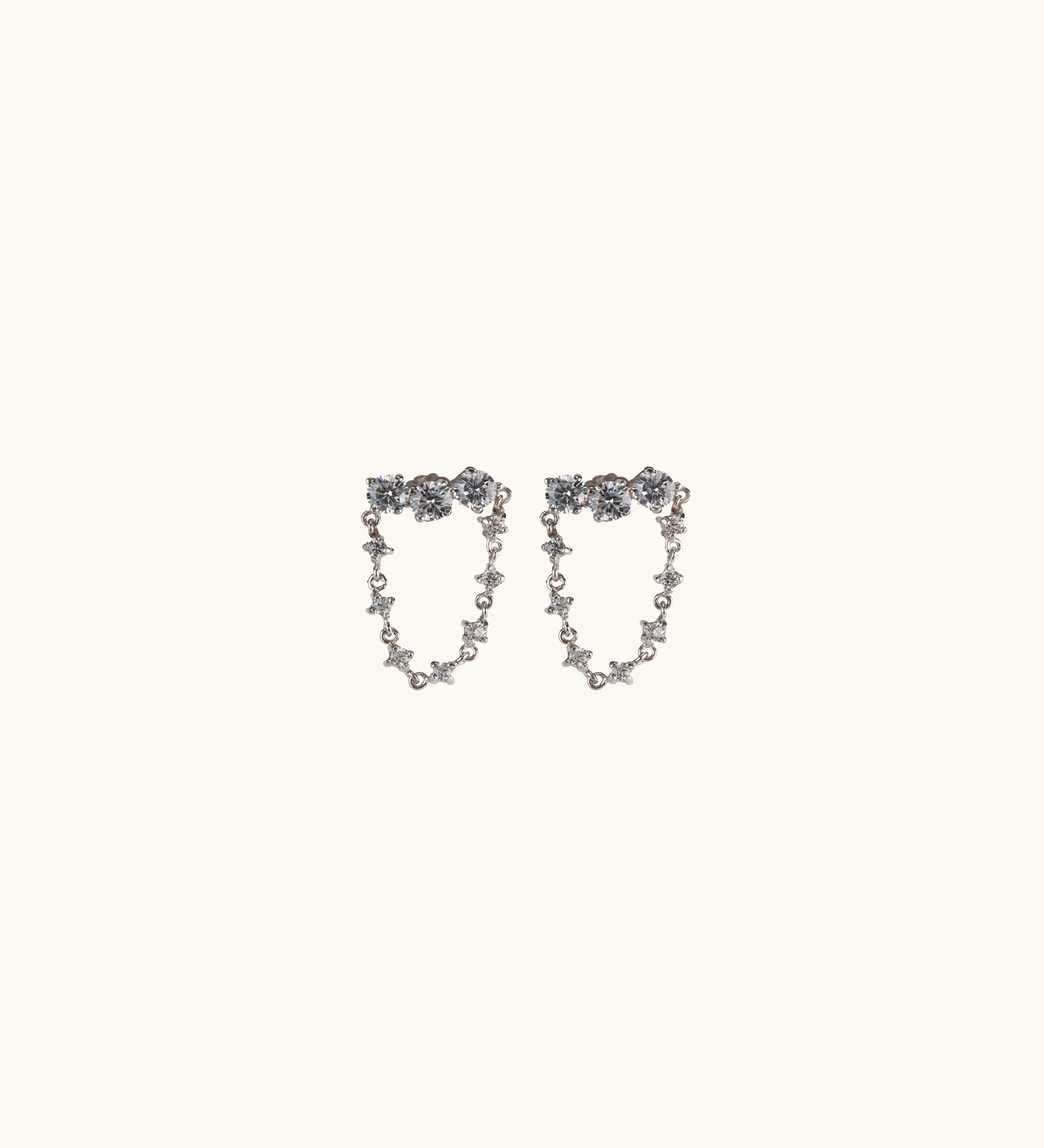 Melanie Earrings - Silver
