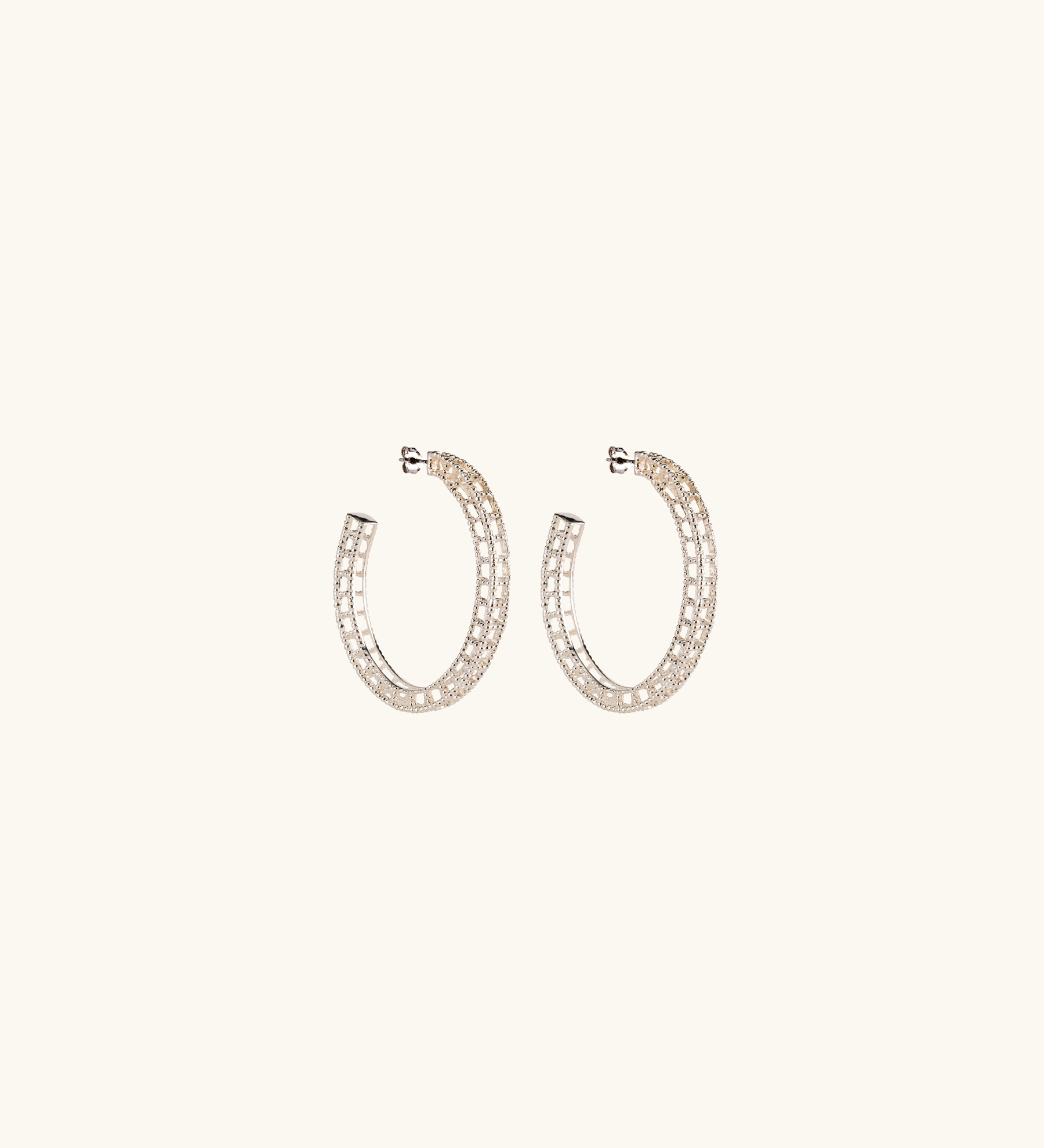 Stella XL Earrings - Silver