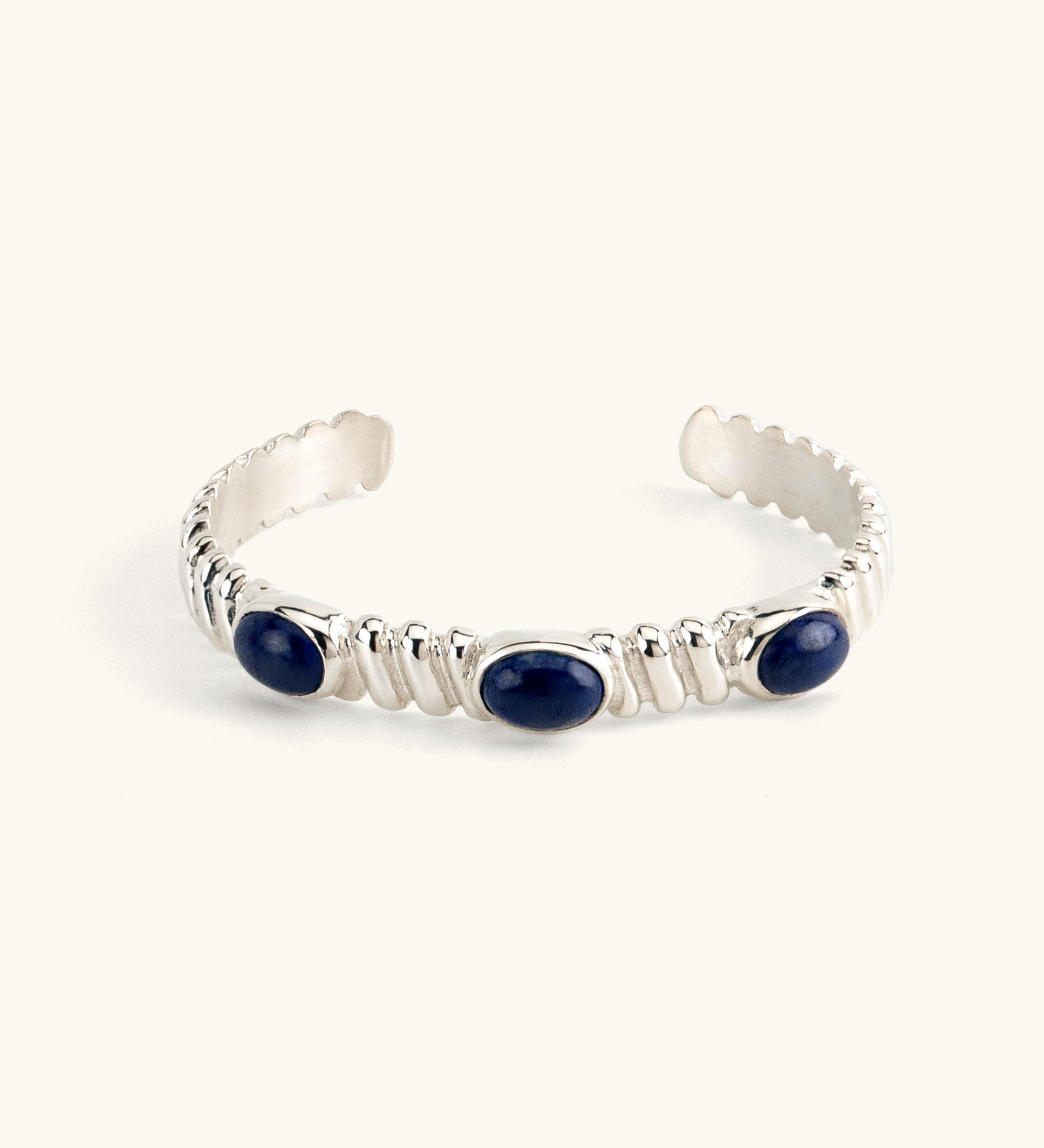 Abigail Silver Bracelet - Stones